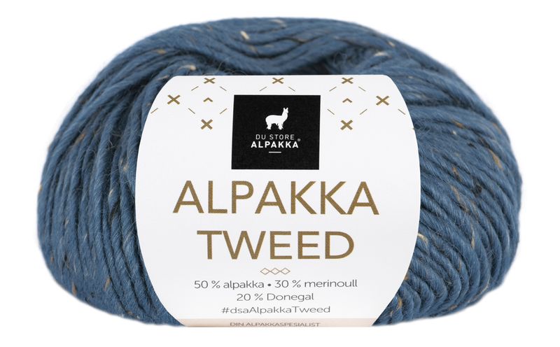 133 Alpakka Tweed Indigo